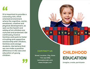 Early Education Brochure Design