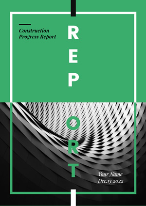 Modèle de rapport en ligne gratuit | Conception d'un rapport | DesignCap