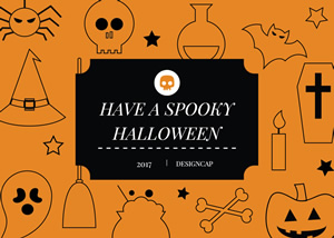 Creative Halloween Card Design