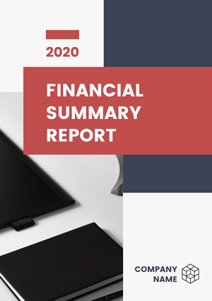 Financial Summary Report Design