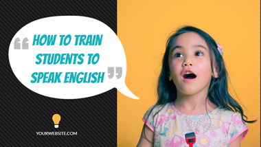 Speak English YouTube Thumbnail Design