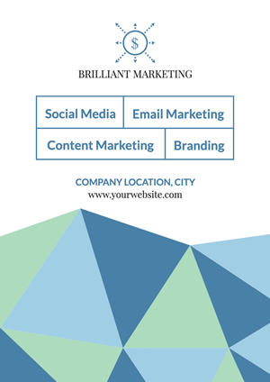 Simple Business Marketing Service Poster Design