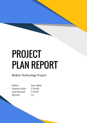 Project Plan Report Design