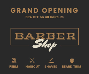 Barbershop Post Facebook Post Design