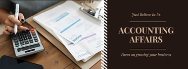 Accounting Firm Facebook Cover Design