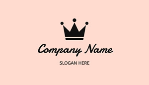 Pink Kingdom Company Name Business Card Design