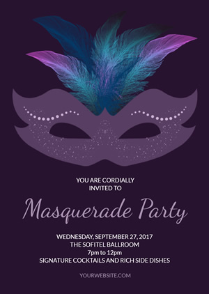 Creative Masquerade Invitation Design