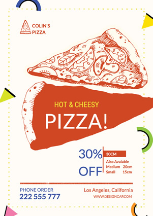 Catering Pizza Flyer Flyer Design