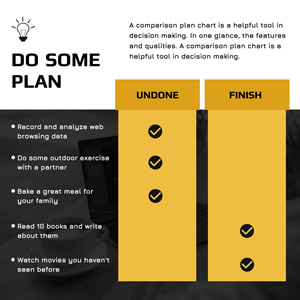 Plan Comparison Chart Chart Design
