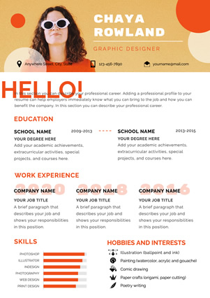 Graphic Designer Resume Design