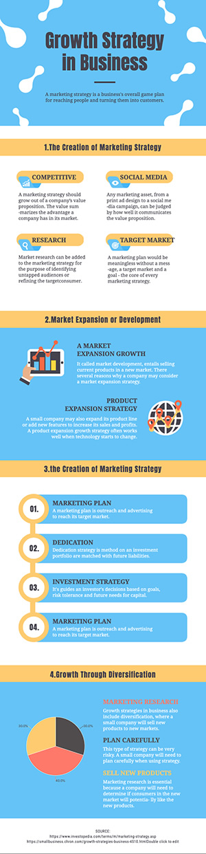 Business Marketing Stategy Infographic Design