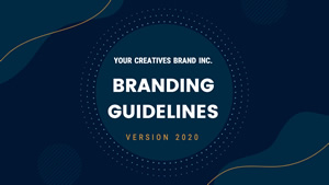 Brand Guideline Presentation Presentation Design