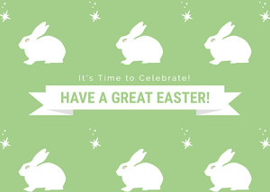 Easter Greeting Card Design