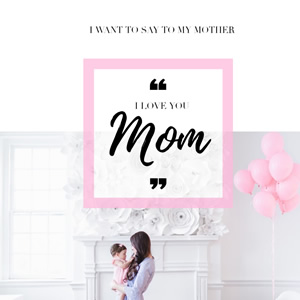 Thanks to Mom Instagram Post Design