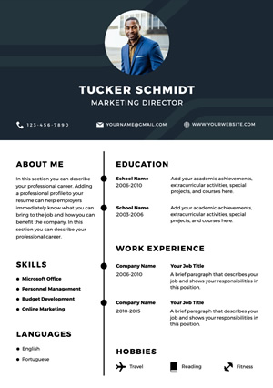 Marketing Director Resume Resume Design