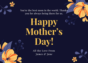 Creative Mothers Day Card Design