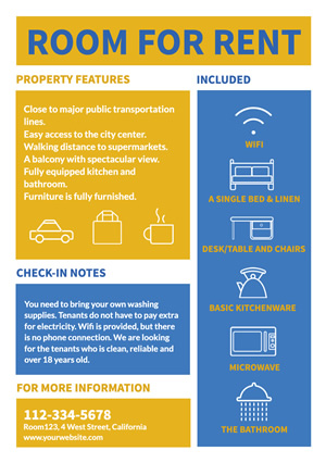 Free Rental Flyer Designs | DesignCap Flyer Maker