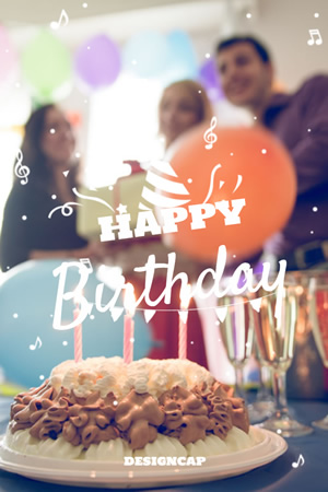 Happy Birthday Pinterest Graphic Design