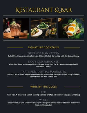 Restaurant and Bar Menu Menu Design