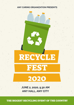 Free Recycling Poster Designs Designcap Poster Maker
