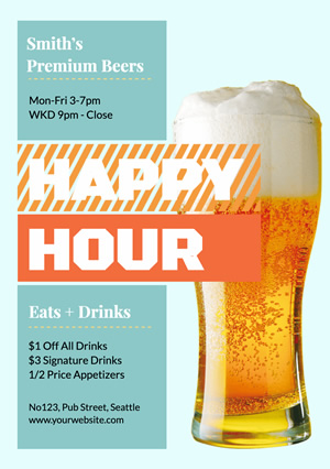 Happy Hour 02 Flyer Flyer Design