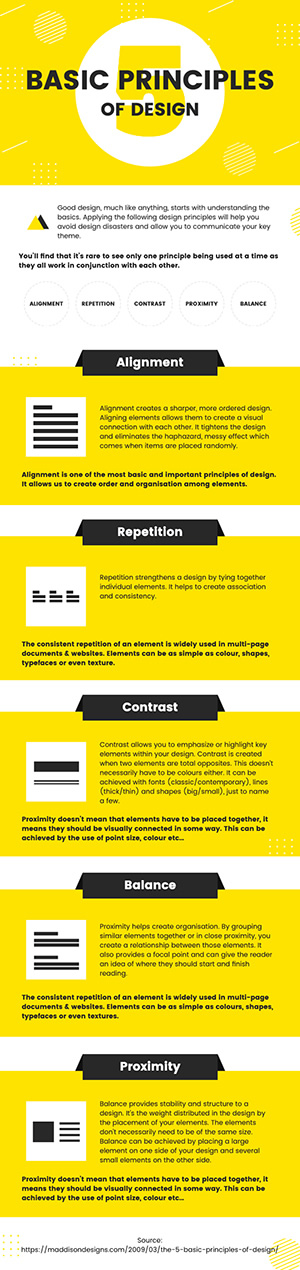 Basic Design Principles Infographic Design