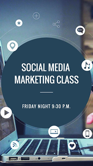 Social Media Marketing Class Instagram Story Instagram Story Design
