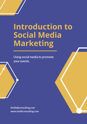 Social Media Marketing Report Design