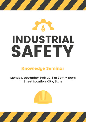 Free Safety Poster Designs | DesignCap Poster Maker