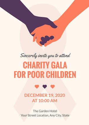 Charity Gala Invitation Design