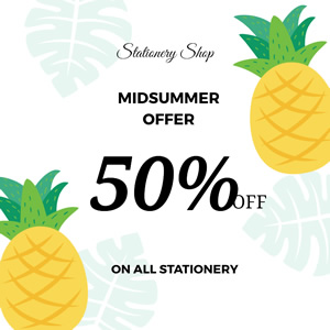 Summer Offers Instagram Post Design