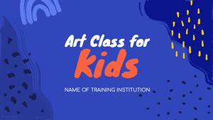 Art Classes For Kids Presentation Design
