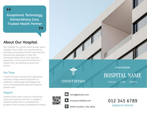 Hospital Brochure design