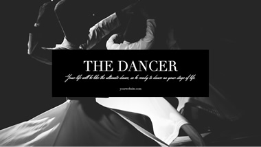 The Dancer YouTube Channel Art Design