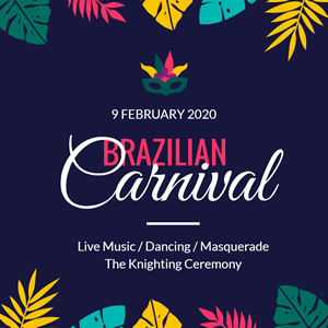 Brazilian Carnival Instagram Post Design