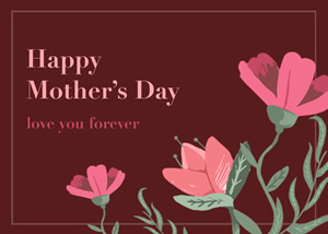 Happy Mothers Day Card Design