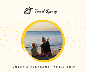 Family Trip Post Facebook Post Design