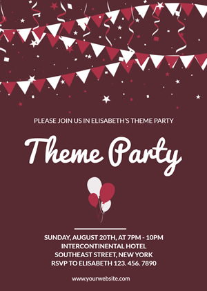 Cheering Party Invitation Design