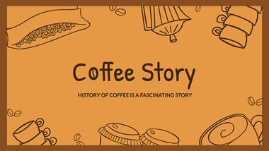 Coffee Story YouTube Channel Art Design