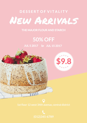 Free Simple Poster Designs - Create Simple Posters Online | DesignCap