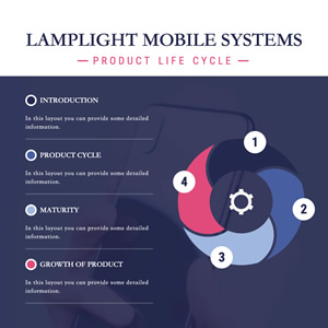 Product Lifecycle Diagram Chart Design