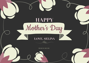 Elegant Mothers Day Card Design