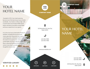 Luxury Hotel Brochure Design