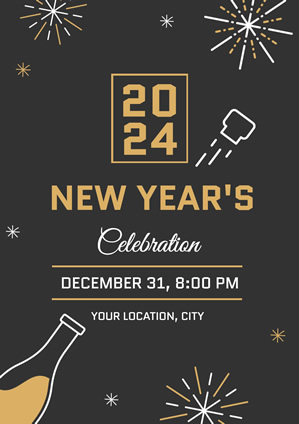 Free New Year Poster Maker Edit It Online Designcap