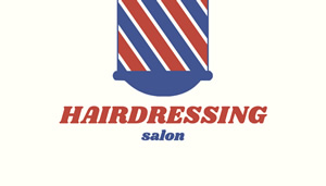 Hairdressing Salon Card Business Card Design