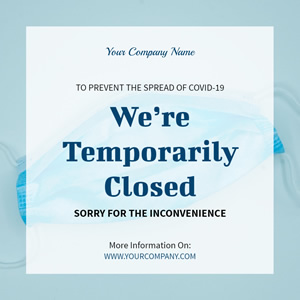 Company Closed Instagram Post Instagram Post Design