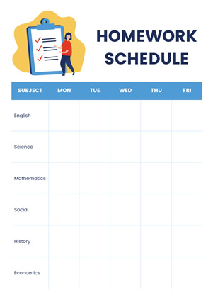 Make Custom Study Schedule Online for Free - DesignCap make-custom-study-schedule-online-for-free-designcap
