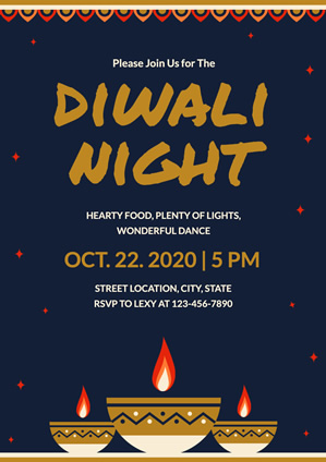 Create A Happy Diwali Poster Easily Designcap Poster Maker