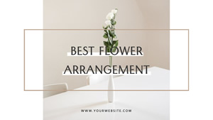 Flower Arrangement Presentation Design