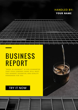 World Business Report Design